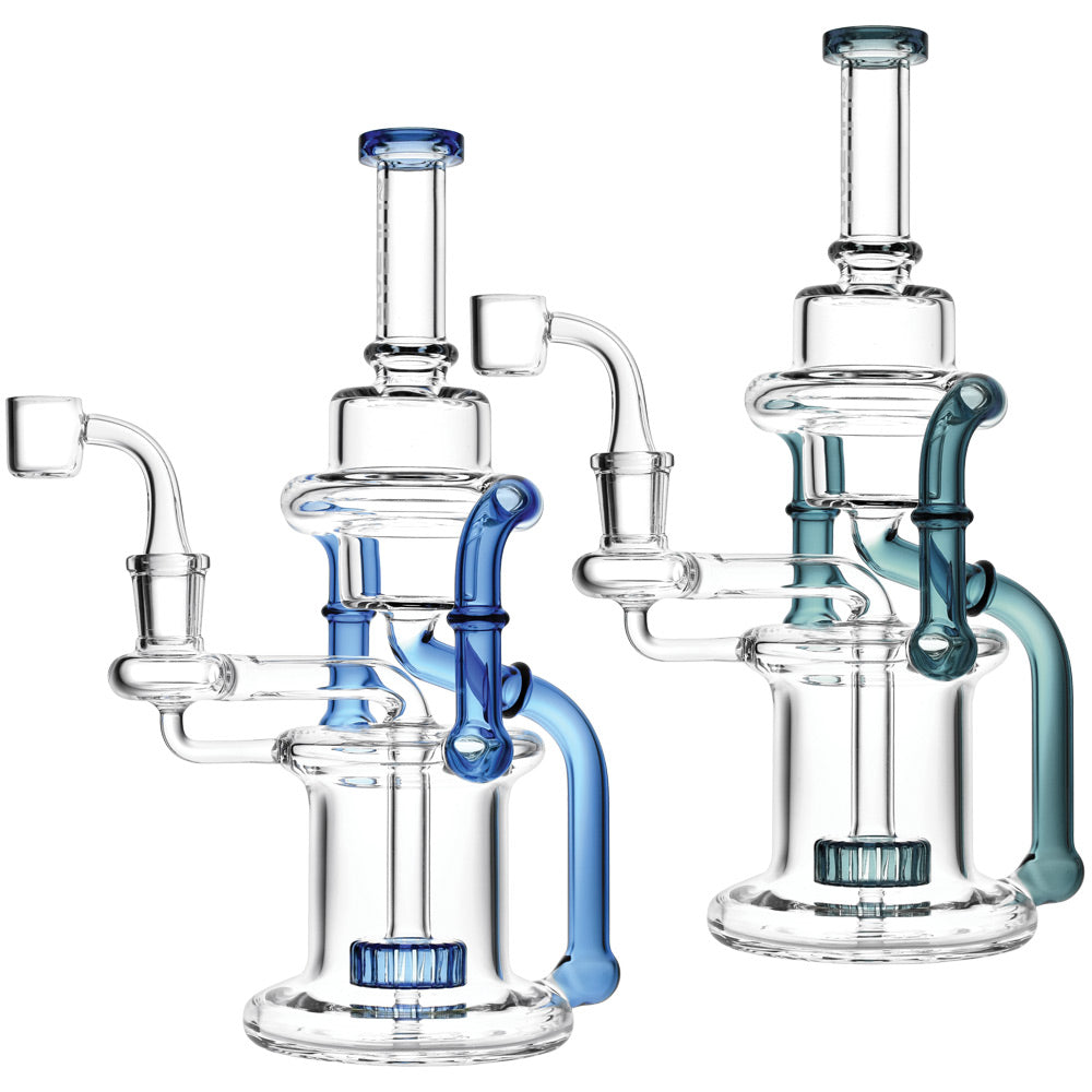 Pulsar Double Chamber Recycler Rig -10"/14mm F/Colors Vary