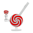 Load image into Gallery viewer, Hemper Jollypop Candy Cane Glass Water Pipe
