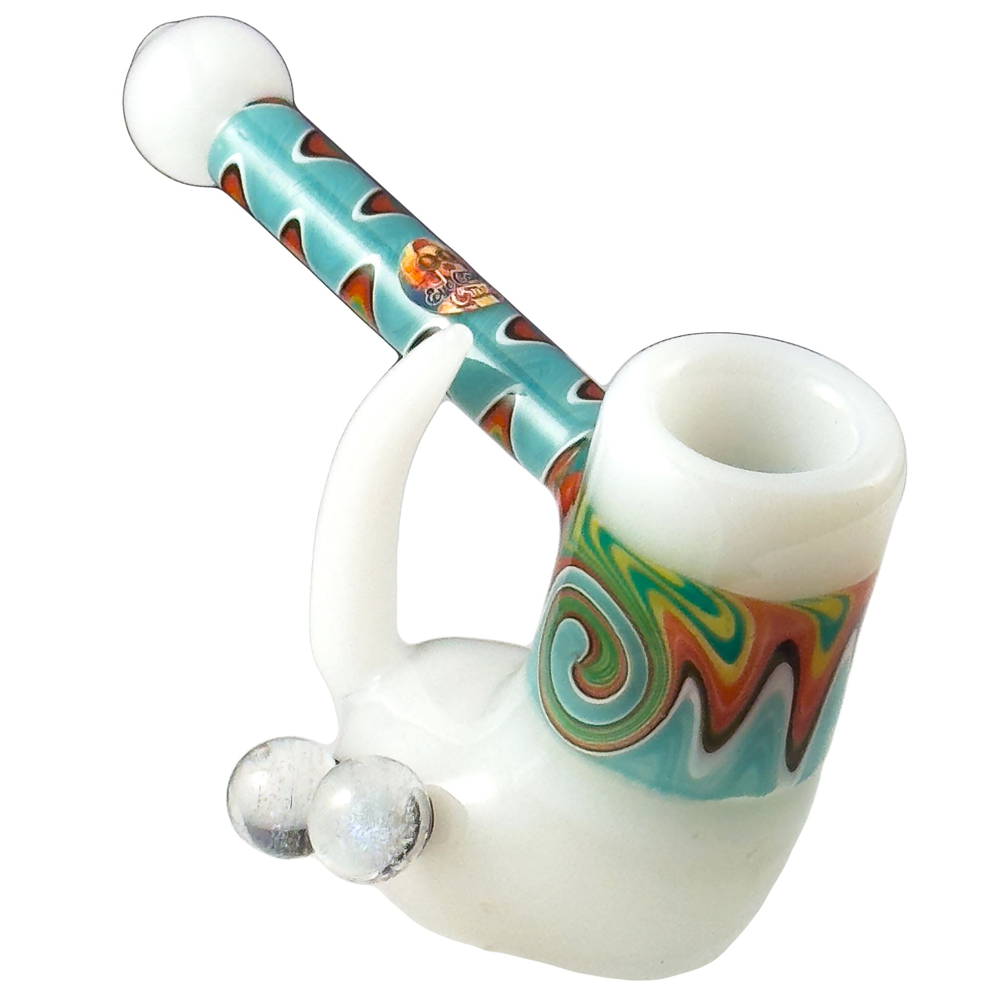 Crush Fang Dual Galaxy Marbles Bubbler Pipe