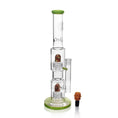 Load image into Gallery viewer, High Society | Gemini Premium Wig Wag Waterpipe (Green)
