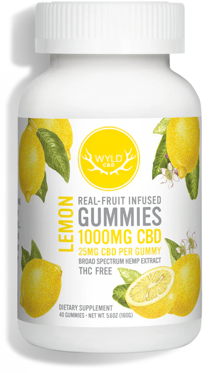 WYLD  CBD Real Fruit Infused CBD Gummies (50MG - 1000MG)