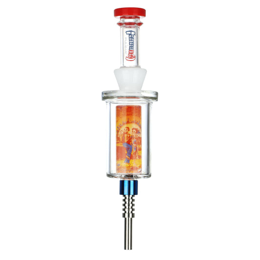 Grateful Dead x Pulsar Inside Print Vapor Vessel & SYF Dab Dish - 9.25" / Sunset Dance