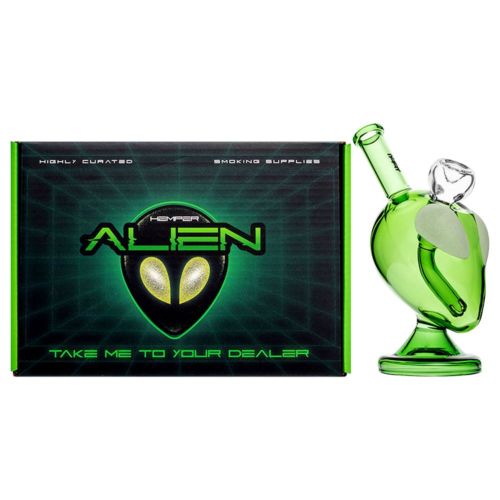 Hemper Alien Glass Water Pipe