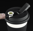 Load image into Gallery viewer, Puffco Cupsy Coffee Cup Water Pipe - 5" / Black
