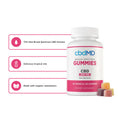 Load image into Gallery viewer, cbdMD Broad Spectrum CBD PM Sleep Gummies Raspberry - 750MG, 60ct
