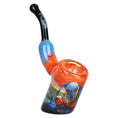 Load image into Gallery viewer, Grateful Dead x Pulsar Inside Print Bent Sherlock Pipe | 4"
