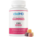 Load image into Gallery viewer, cbdMD Broad Spectrum CBD PM Sleep Gummies Raspberry - 750MG, 60ct
