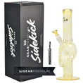 Load image into Gallery viewer, Gear Premium Color Changing Skull Straight Tube Glass Water Pipe
