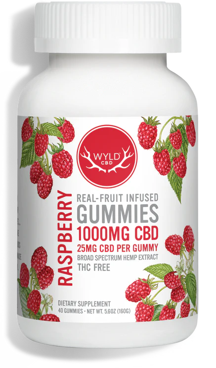 WYLD  CBD Real Fruit Infused CBD Gummies (50MG - 1000MG)