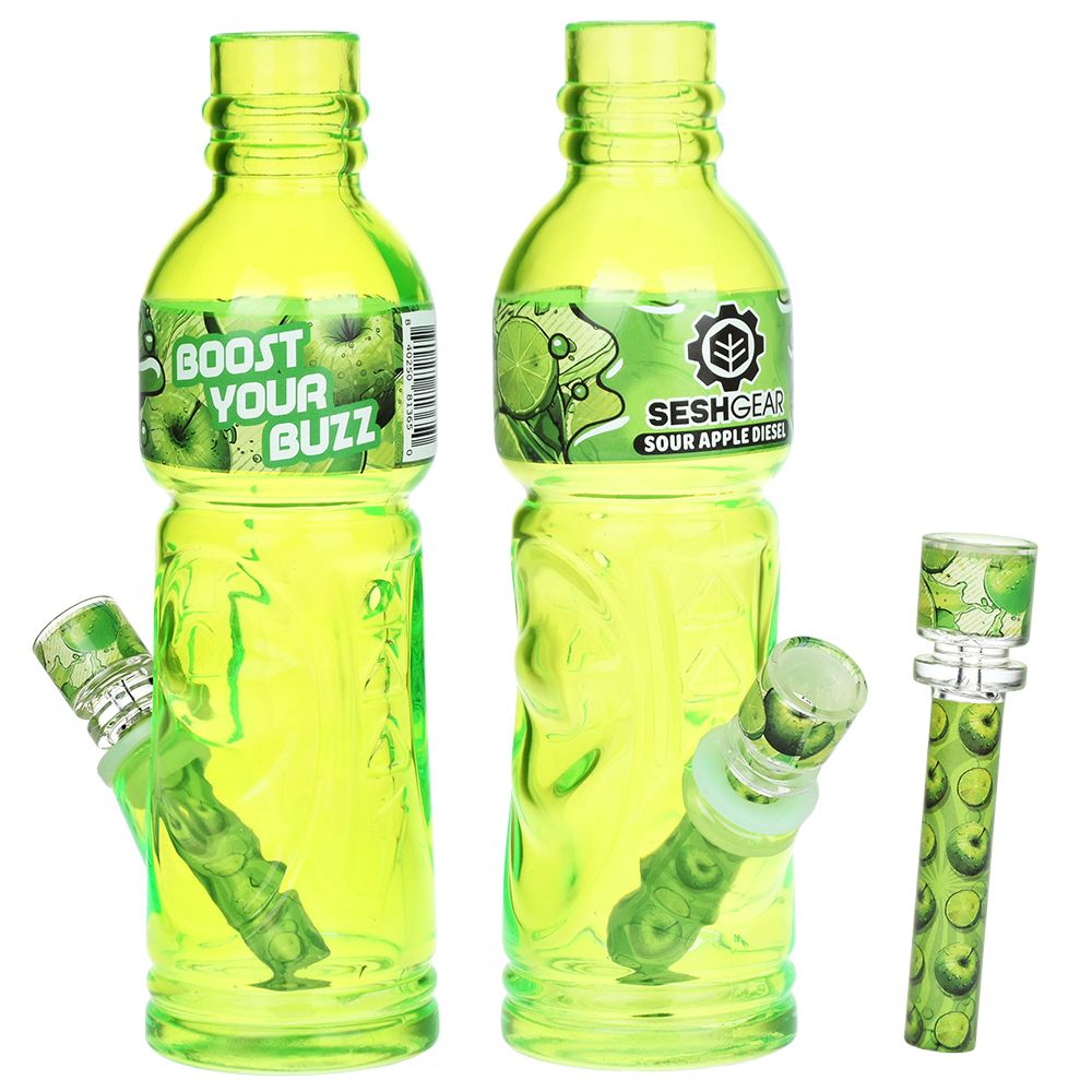 SeshGear Beverage Bottle Glass Water Pipe