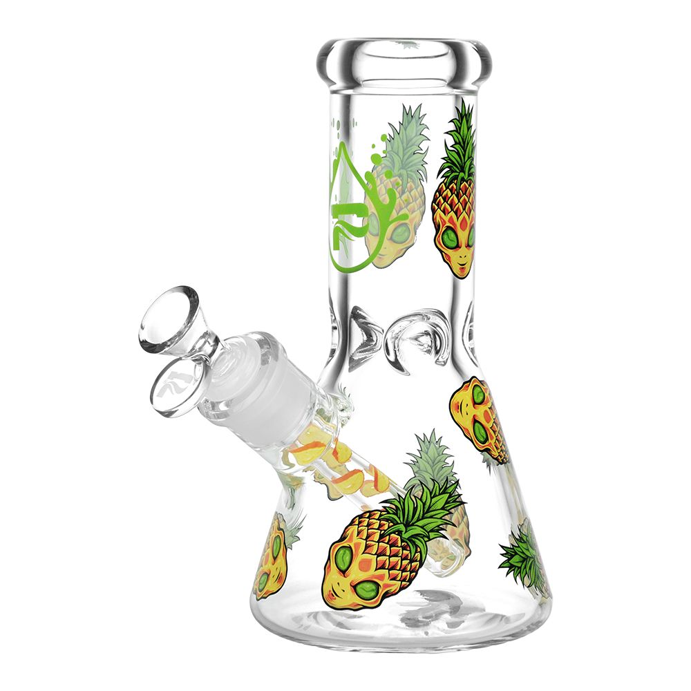 Pulsar Pine alien Design Series Glass Beaker Water Pipe