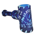 Cargar la imagen en la vista de la galería, Grateful Dead x Pulsar Ethereal Music Etched Glass Hammer Bubbler - 5"
