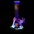 Laad de afbeelding in de Gallery-viewer, Pulsar Ladybug Shroom Beaker Water Pipe- 10.25"/14mm F
