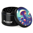 Laad de afbeelding in de Gallery-viewer, Pulsar Artist Series Metal Grinder - Planet Fungi / 4pc / 2.5"
