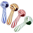 Load image into Gallery viewer, Vortex Of The Heart Glass Spoon Pipe - 5"
