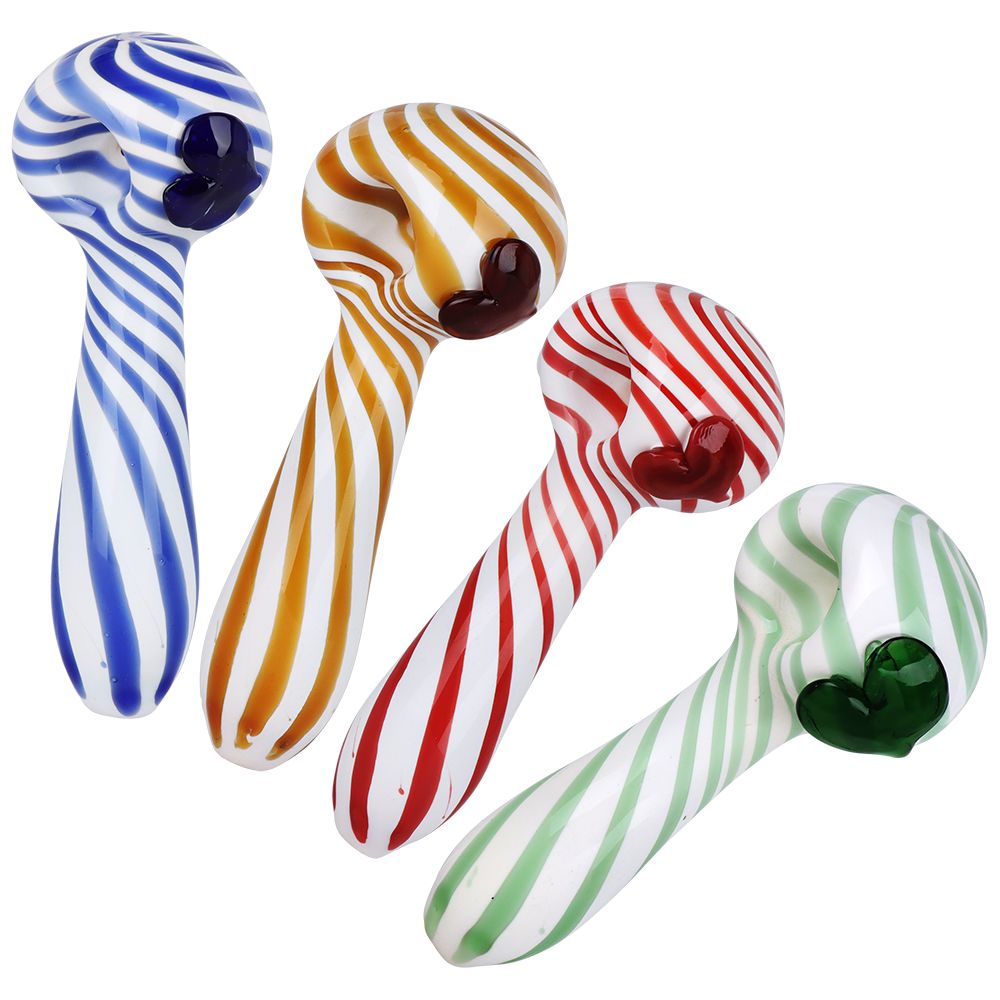 Vortex Of The Heart Glass Spoon Pipe - 5"