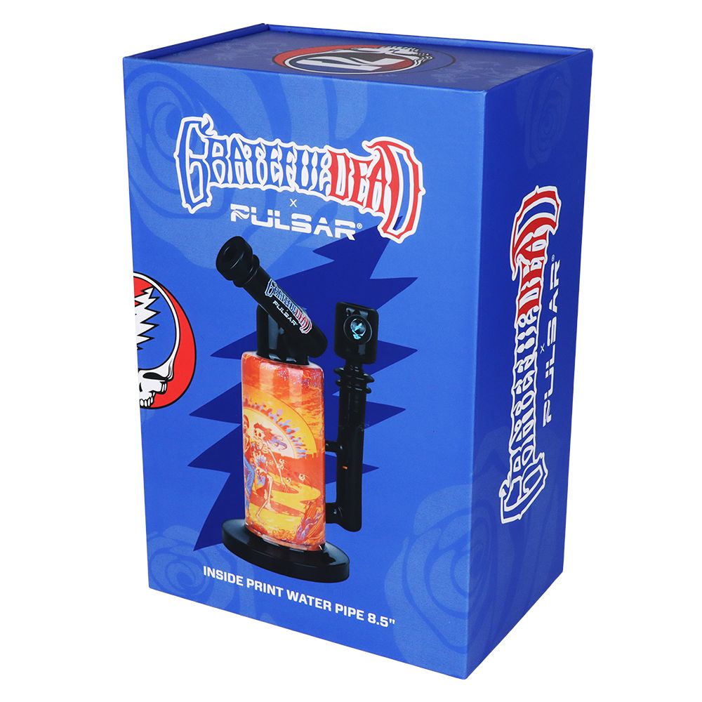 Grateful Dead x Pulsar Inside Print Water Pipe - 8.5" / Sunset Dance