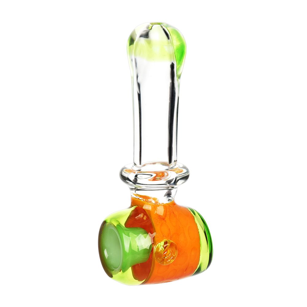 Blooming Slime Barrel Hammer Glass Hand Pipe