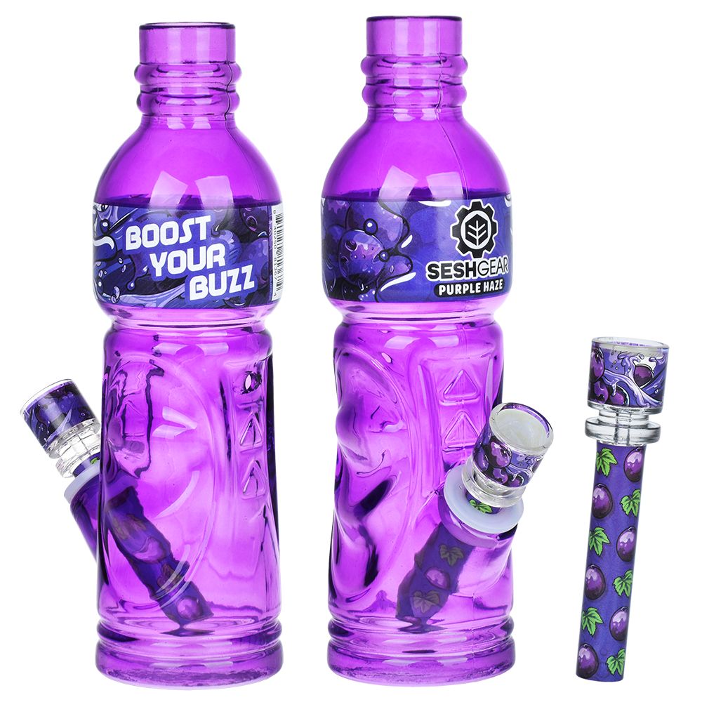 SeshGear Beverage Bottle Glass Water Pipe