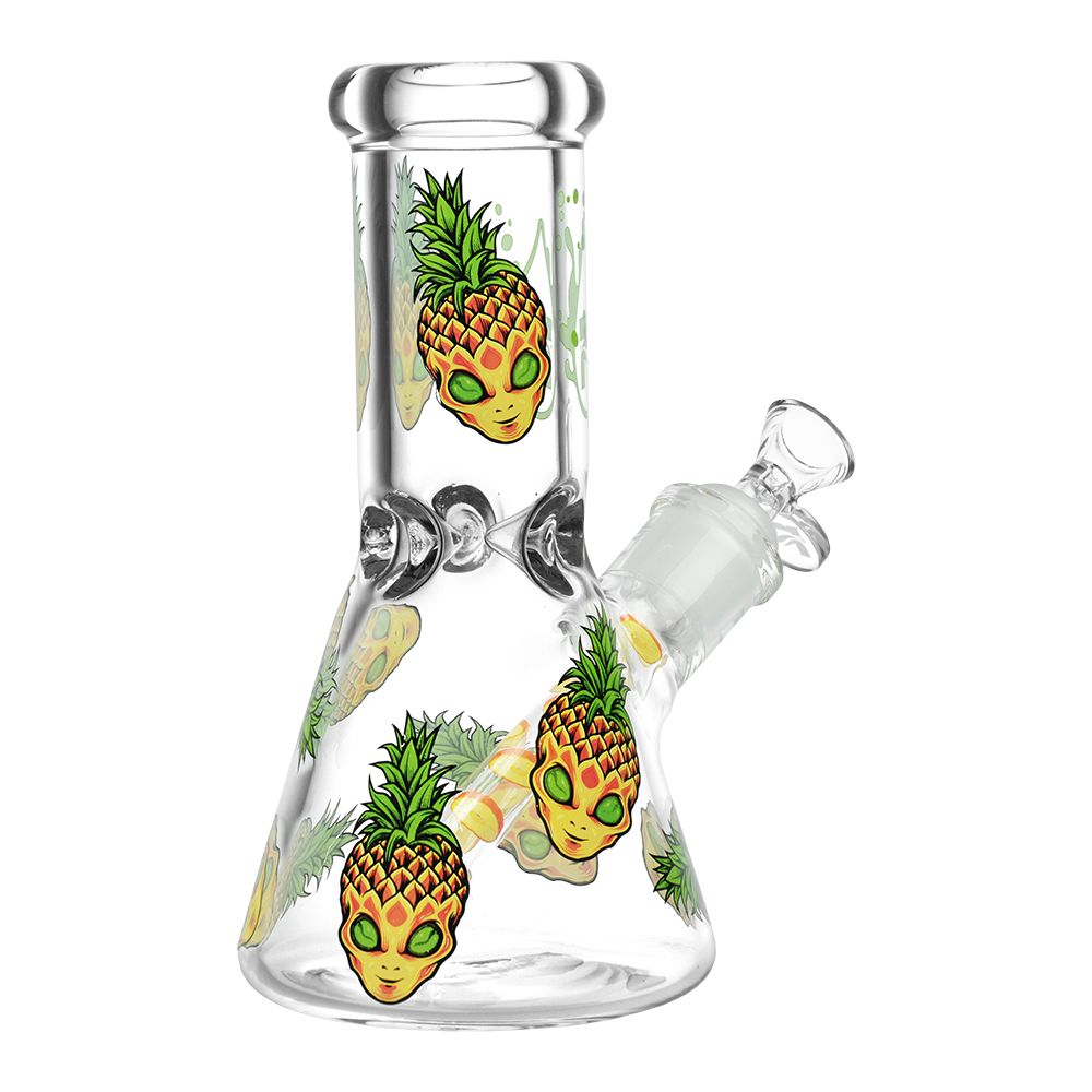 Pulsar Pine alien Design Series Glass Beaker Water Pipe