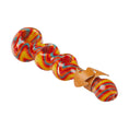 Laad de afbeelding in de Gallery-viewer, Cheech Glass 5.5" I'm Here To Party Triple Bowl Hand Pipe
