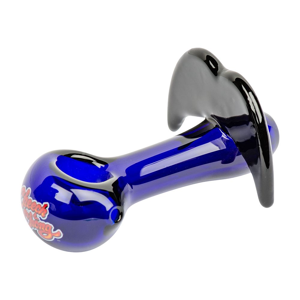 Cheech & Chong Glass Mustache Spoon Pipe