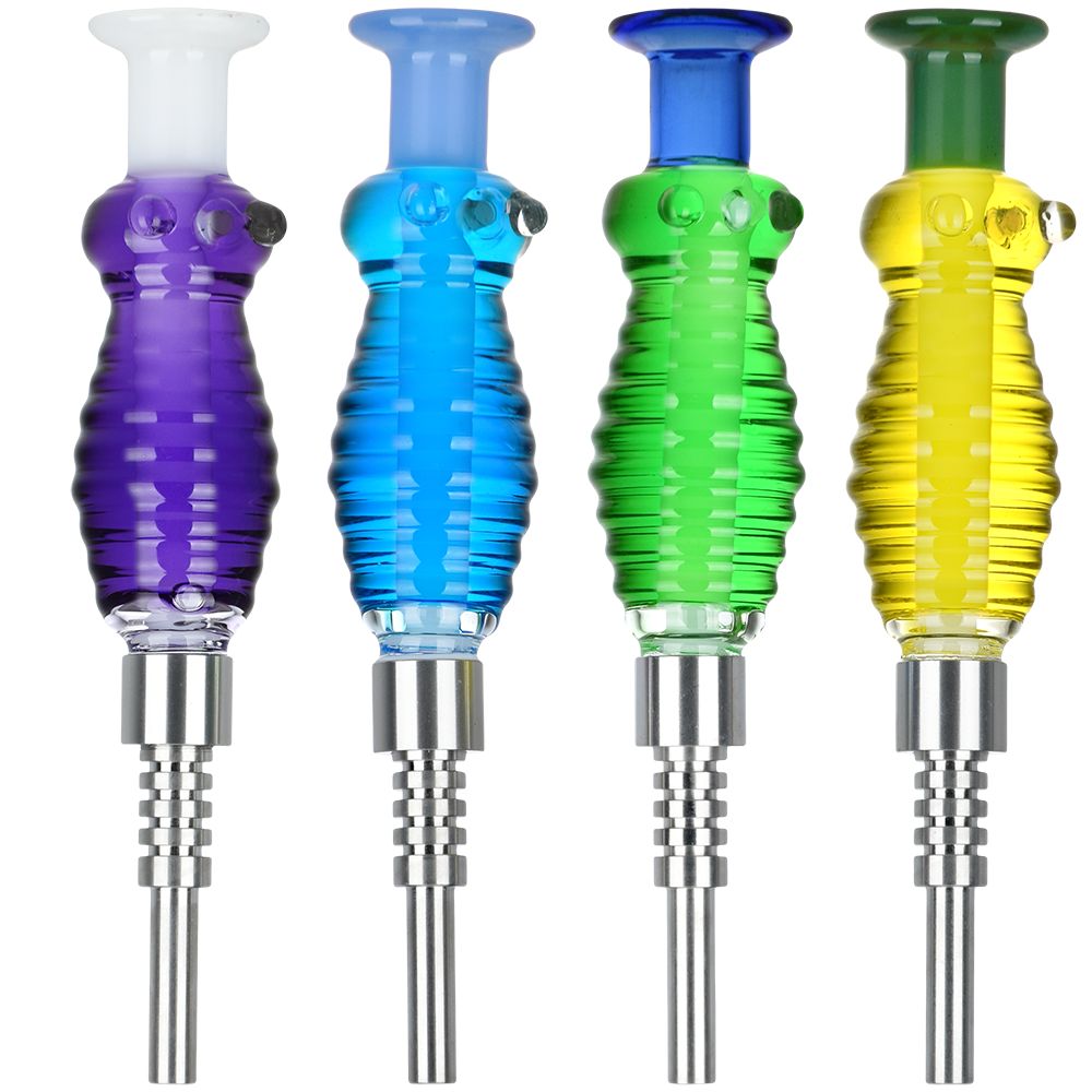 Phunky Phresh Glycerin Glass Dab Straw (4 pack)