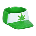 Load image into Gallery viewer, Hemp Leaf Baseball Cap Ceramic Ashtray
