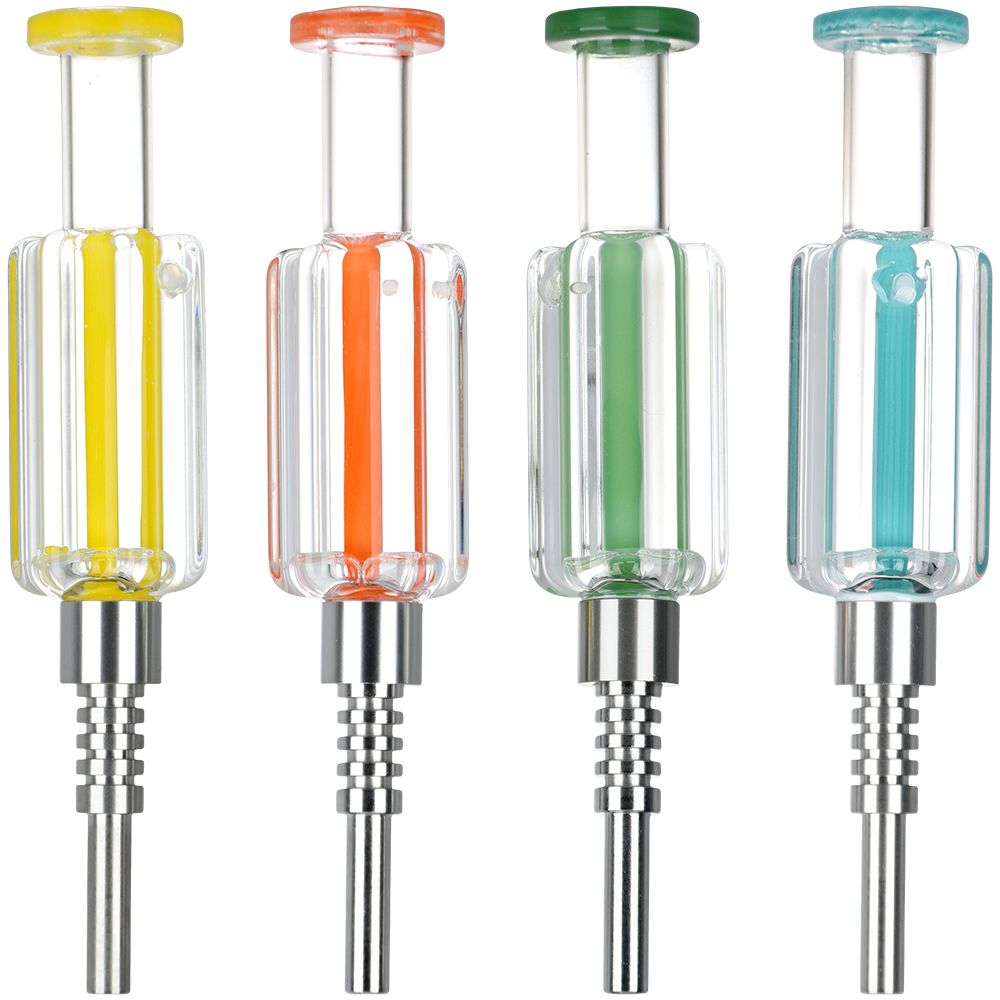 Go Go Glycerin Glass Dab Straw (4 pack)