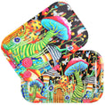 Load image into Gallery viewer, Pulsar Metal Rolling Tray W/ Lid - Garden of Cosmic Delights / 11" x 7"
