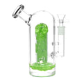 Cargar la imagen en la vista de la galería, Lucky Clover Glass Water Pipe - 7.75" / 14mm F
