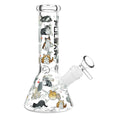 Cargar la imagen en la vista de la galería, Pulsar Kitten Corral Beaker Glass Water Pipe - 7.75"
