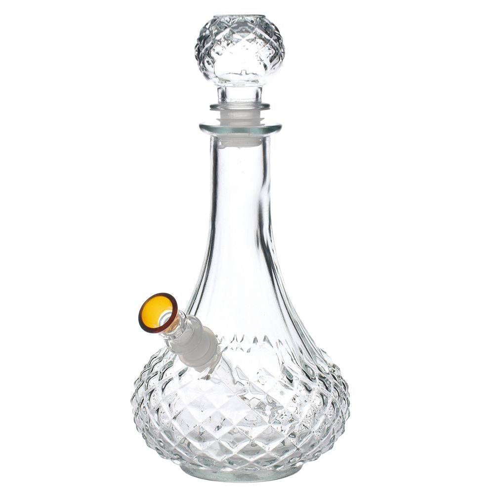 Vintage Decanter Style Glass Water Pipe