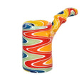 Cargar la imagen en la vista de la galería, Rainbow Wig Wag Glass Sherlock Pipe | 3.25"
