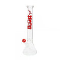 Load image into Gallery viewer, Boost | 17" Red Beaker Base Glass Water Pipe
