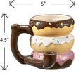 Laad de afbeelding in de Gallery-viewer, Donut Mug and Stash Jar Set
