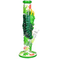 Load image into Gallery viewer, Dragon 420 Glow In Dark Tube Water Pipe - 11.8" / 14mm F
