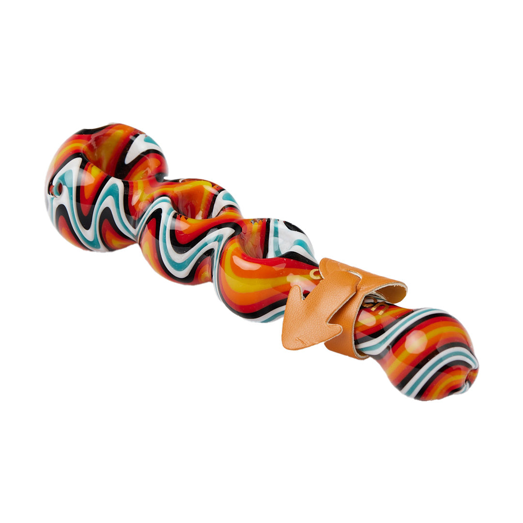Cheech Glass 5.5" I'm Here To Party Triple Bowl Hand Pipe