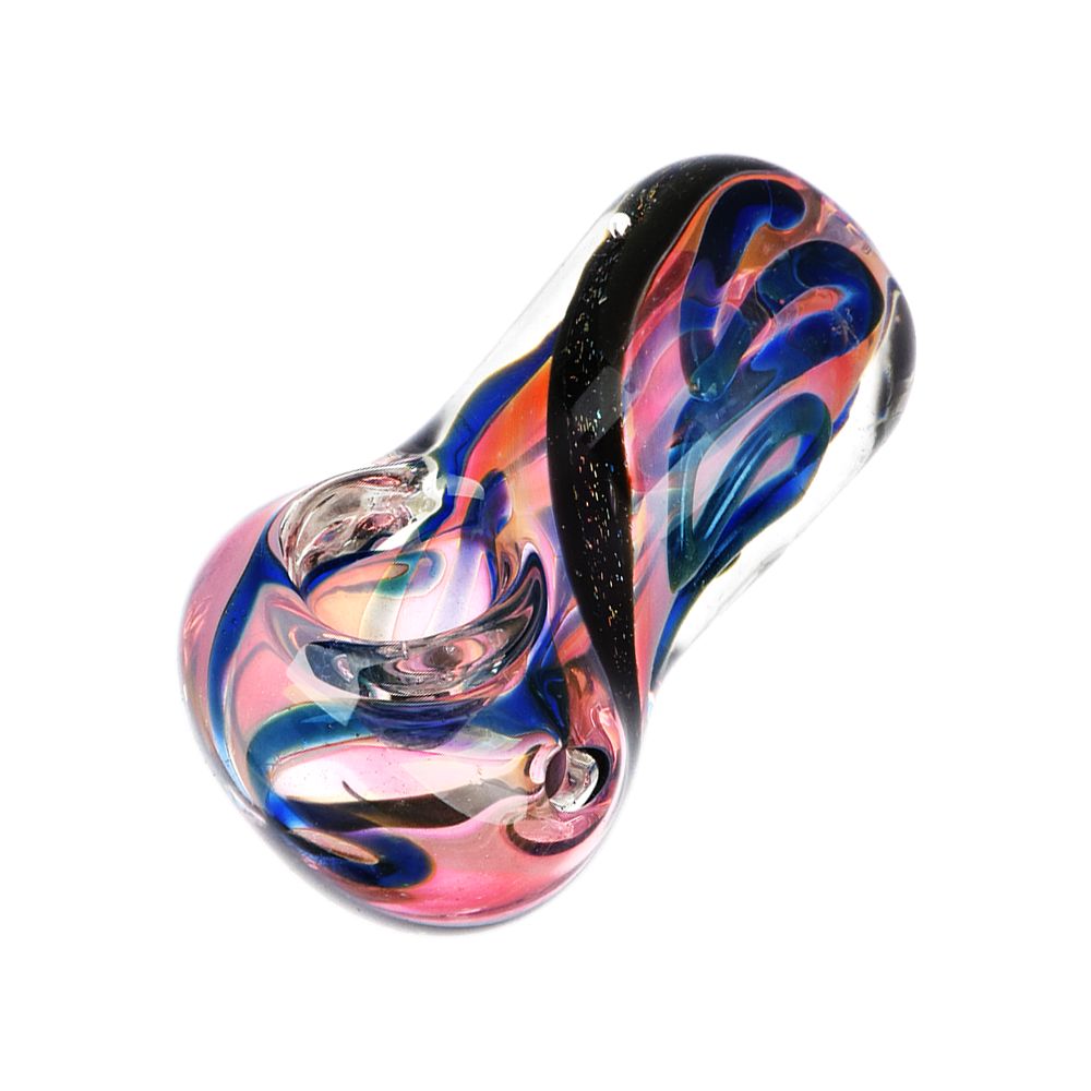 It's a Swirled World Glass Spoon Pipe