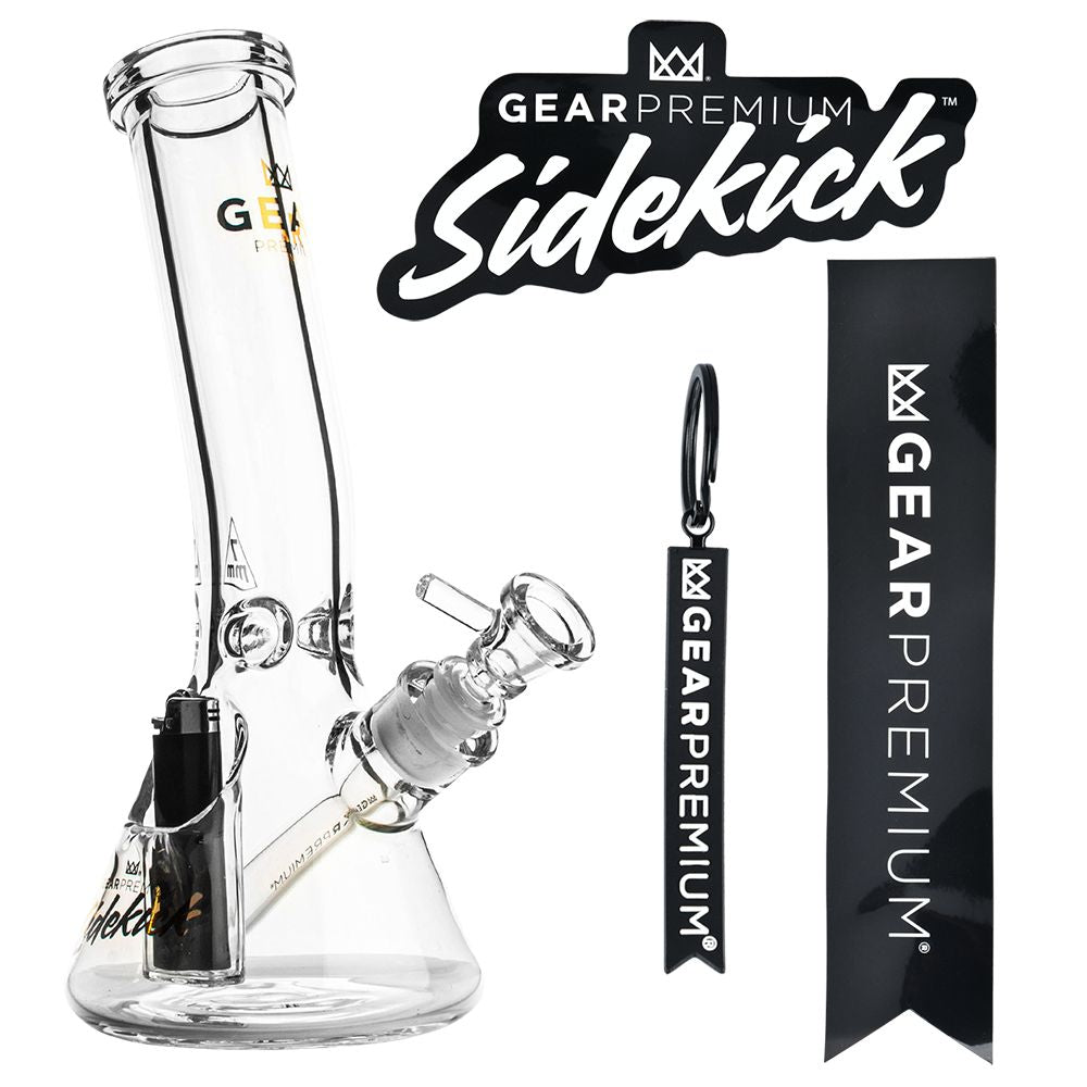 Gear Premium Sidekick Laid Back Glass Beaker Water Pipe