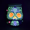 Laad de afbeelding in de Gallery-viewer, Pulsar Sugar Skull Glass Jar - 4.25"
