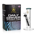 Cargar la imagen en la vista de la galería, Ritual Smoke - Daily Driver 8" Straight Tube w/ American Color Accents - Turquoise
