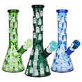 Load image into Gallery viewer, Ghostly Glow Beaker Water Pipe | 10" | 14mm F
