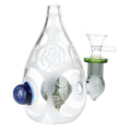 Load image into Gallery viewer, Eggcellent Etched Glass Water Pipe - 5.25" / 14mm F
