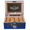 Load image into Gallery viewer, Glass Top Cobalt Blue Humboldt Humidor
