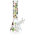 Cargar la imagen en la vista de la galería, Pocket Monsters Beaker Glass Water Pipe - 10" / 14mm F
