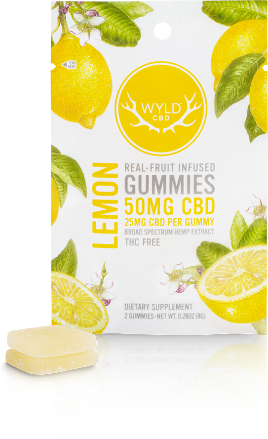 WYLD  CBD Real Fruit Infused CBD Gummies (50MG - 1000MG)