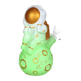 Cargar la imagen en la vista de la galería, Astronaut Glow In The Dark Painted Glass Water Pipe - 6.75"
