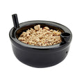 Load image into Gallery viewer, Black Cereal Bowl Pipe
