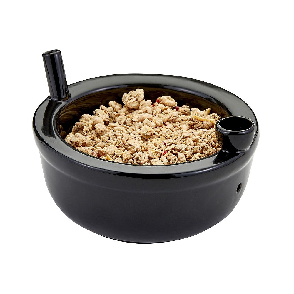 Black Cereal Bowl Pipe